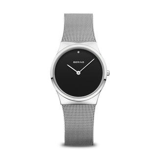 Bering Ladies Classic Black Dial Watch