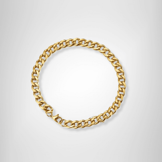 7mm Stainless Steel Curb Bracelet