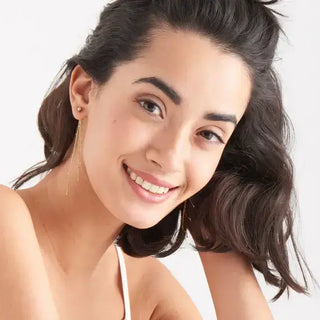 Gold Tassel Drop Ear Jackets