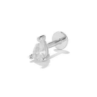 Pear Shaped CZ Cartilage Stud | Ear Candy®