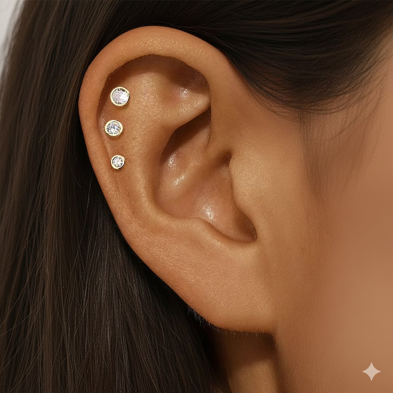 Labret Cartilage & Helix Earrings