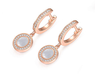 Fei Liu Mother of Pearl Huggie Earrings