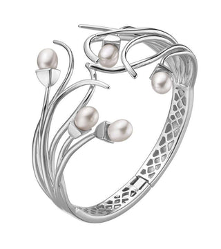 Fei Liu Snowdrop Multi-Pearl Bangle