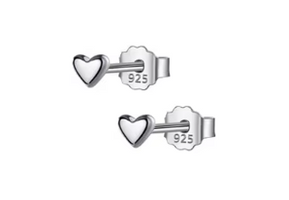 Small Heart Stud Earrings