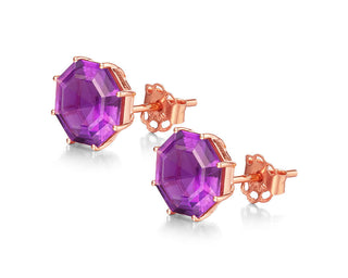 Fei Liu Victoriana Small Octagon Stud Earrings | VIC-750R-206-PA00