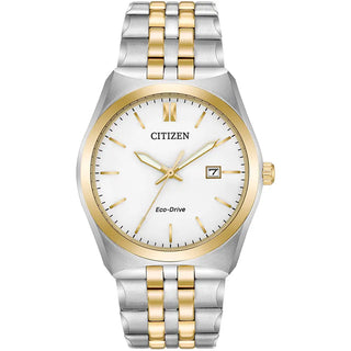 Citizen Eco-Drive Mens Bi-Colour Classic Bracelet Watch