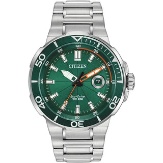Citizen Men's Sport Green Dial Watch | AW1428-53X