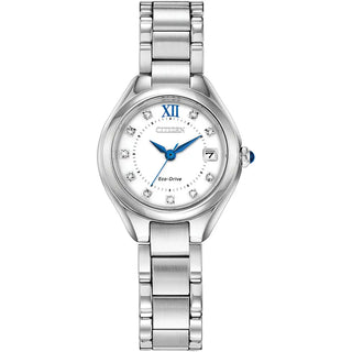 Ladies Citizen Eco-Drive Silhouette Crystal Watch