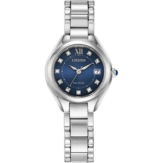 Ladies Citizen Eco-Drive Silhouette Crystal Watch