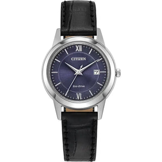 Citizen Ladies Classic Blue Dial Strap Eco-Drive Watch | FE1087-01L