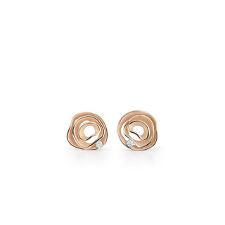 Anna Maria Cammilli DUNE 18ct Apricot Gold Diamond Studs
