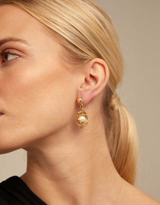 Unode50 Planets Earrings | PEN0824BPLORO | Chunky Pearl Drop Earrings