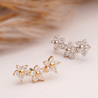 Tish Lyon 14ct Gold Labret Earrings