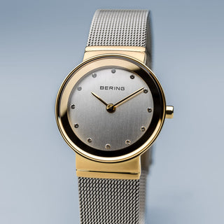 Bering Ladies Two Tone Milanese Strap Watch
