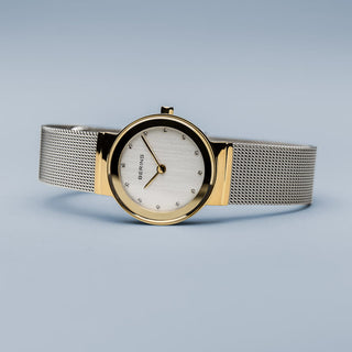 Bering Ladies Two Tone Milanese Strap Watch