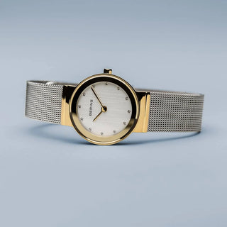 Bering Ladies Two Tone Watch | 10126-001 | Swarovski Elements Dial Watch