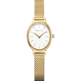 Bering Gold Petitie Oval Mesh 20mm Watch