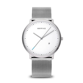 Bering Classic Brushed Silver Milanese Watch | 11139-004 | 39mm Watch