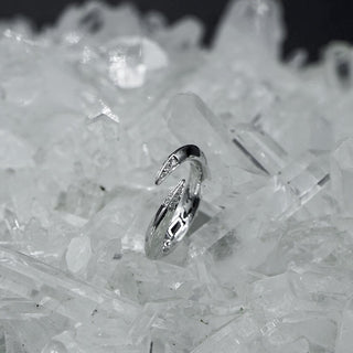 Shaun Leane Silver Diamond Sabre Wrap Ring