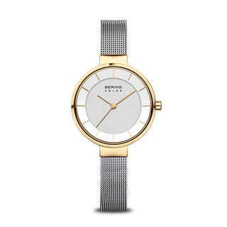 Bering Ladies Solar Two Tone Watch | 14631-024 | Solar Watches For Women
