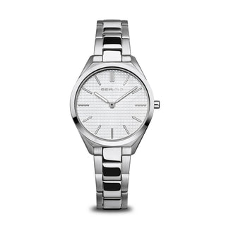 Bering Ladies Ultra Slim Silver Watch |  17231-700 | Flat Watches For Women