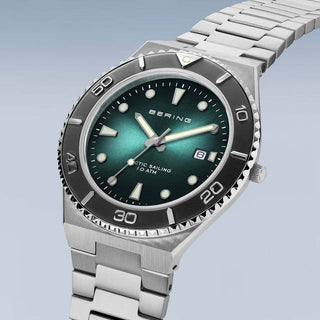 Bering Gents Green Dial Watch | 18940-708 | Bering Watches