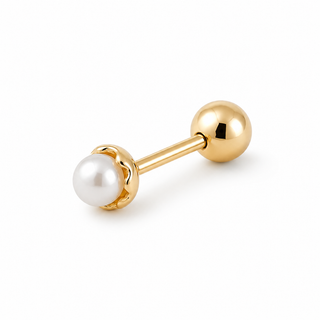 Sil Sim Pearl Cart Studs