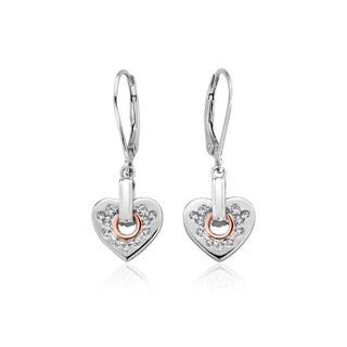 Clogau Cariad Heart Sparkle Earrings | 3SCCE01 | Clogau Gold of Wales
