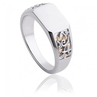 Clogau Silver Tree of Life Signet Ring