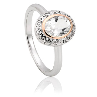Clogau Silver Looking Glass Ring