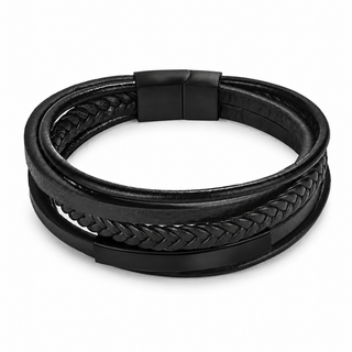 Blk 20.5cm ID Lthr BL