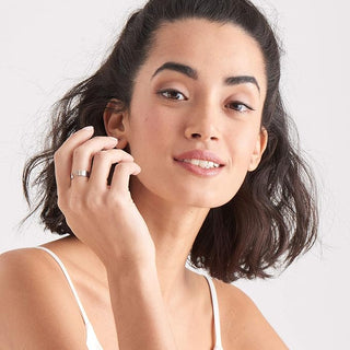 Ania Haie Silver Geometry Wide Open Ring