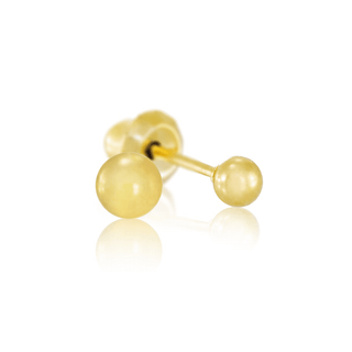 9ct Yellow Gold 3mm Ball Piercing Earrings