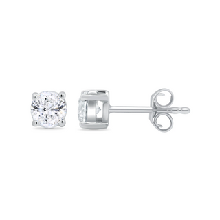 9ct White Gold 0.25ct Diamond Stud Earrings