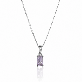 purple gemstone necklace set n white gold