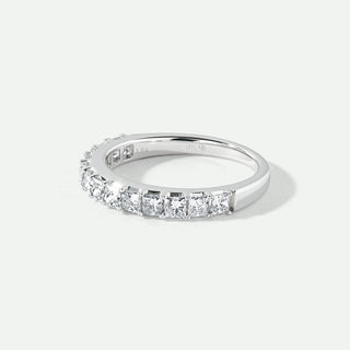 Diamond ring on a light gray background