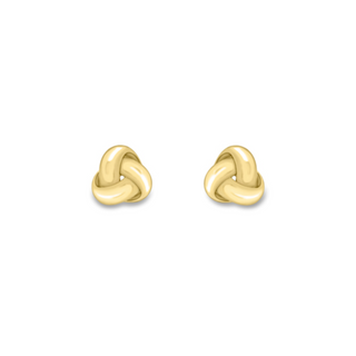 9ct Yellow Gold Knot Stud Earrings