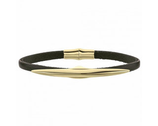 Shaun Leane Men's Arc Brown Leather Bracelet
