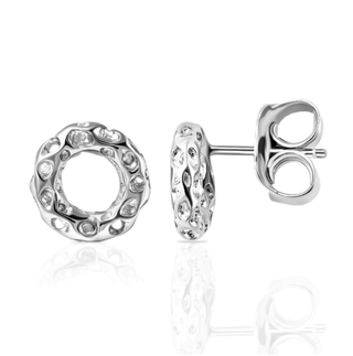 Rachel Galley Silver Allegro Mini Loop Studs