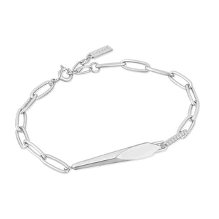 Ania Haie Silver Chunky Geometric Bracelet