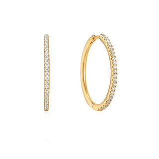 Ania Haie Gold Plated Silver Glam Hoop Earrings