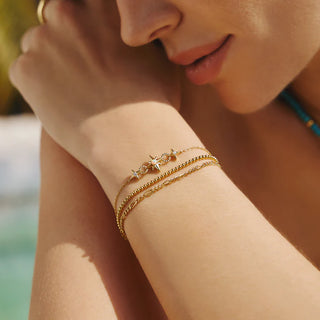 Ania Haie Gold Plated Silver Beaded Bracelet