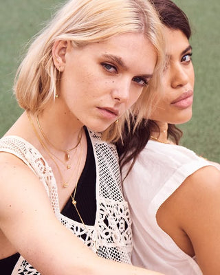 Ania Haie Gold Plated Silver Orbit Y Lariat Necklace