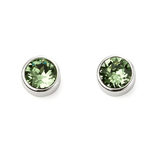 Silver August Birthstone Earrings | Silver Birthstone Jewellery