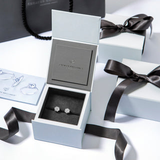 Ava | 9ct White Gold 1ct tw Lab Grown Diamond Earrings