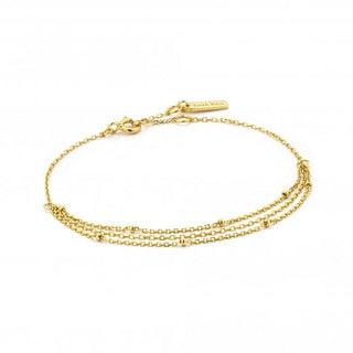 Golden Draping Swing Bracelet
