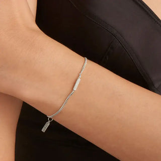 Ania Haie Silver Glam Bar Bracelet | B037-02H