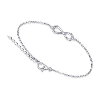 Gisser Silver Infinity Bracelet
