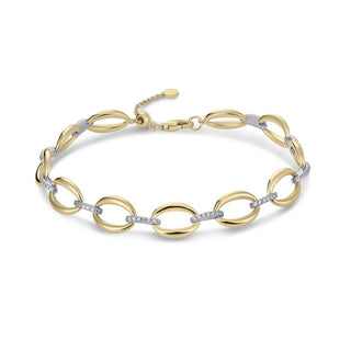 Gisser Gold Plated Classic Link Bracelet