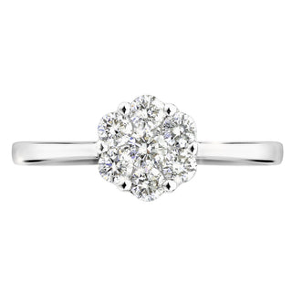 Reese | 9ct White Gold 0.46ct tw Lab Grown Diamond Ring